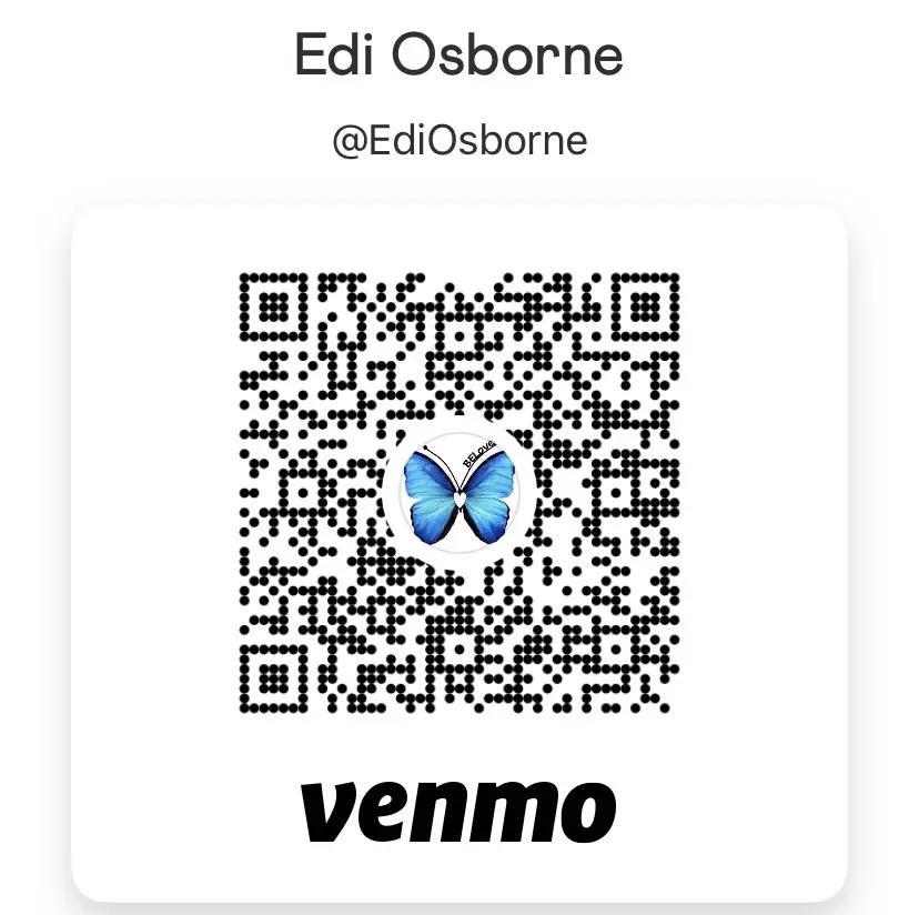 Venmo QR — @EdiOsborne